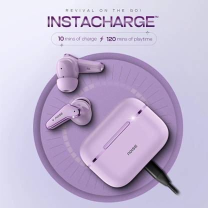 Noise Buds VS102 Elite 2 Noise Buds VS102 Elite with 50Hr Playtime, ENC, Quad Mic, Chrome finish Flybird Design Bluetooth