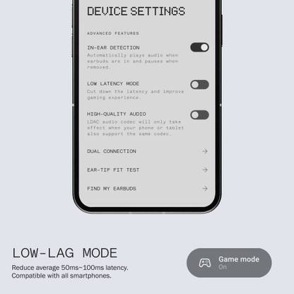 CMF by Nothing Buds Pro 2 with 50 dB ANC| Hi-Res + LDAC| Smart Dial| Spatial Audio|Dual Drivers Bluetooth