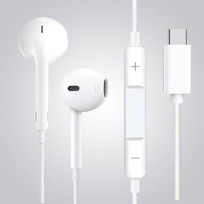 X88 Pro Type C In-ear Earphones for iPhone 15 Pro Wired