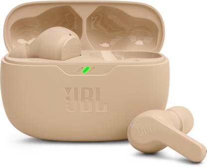 JBL Wave Beam TWS, 32Hr Playtime, IP54, Smart Ambient & TalkThru Mode, JBL App Bluetooth