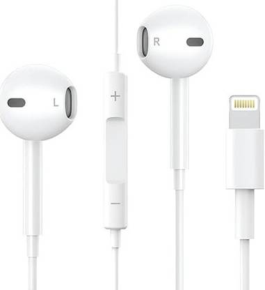 Vntex iPhone Lightning Headphones Stereo Sound, Noise Isolation With Inline Controls Wired