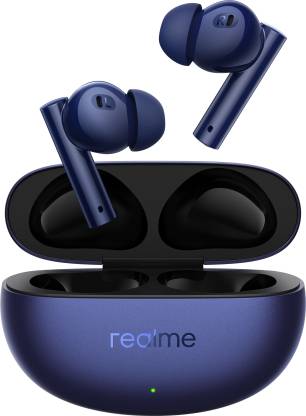 [For  Flipkart Axis Bank Card] realme Buds Air 5 with 50dB ANC, 12.4mm Dynamic Bass Driver and upto 38 hours Playback Bluetooth Headset  (Deep Sea Blue, True Wireless)