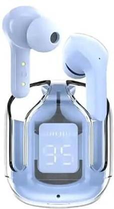 La Shades Latest Trendy AIR31 Transparent TWS Bluetooth Earbuds with LED indicator Bluetooth