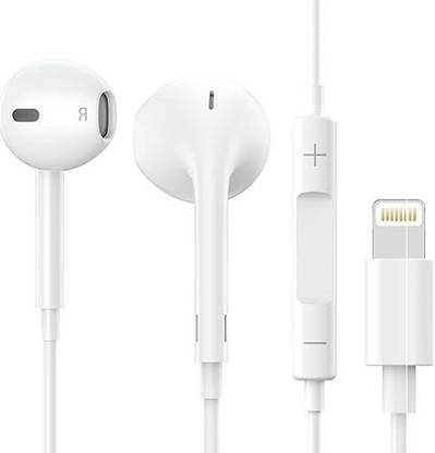 Vntex ie Earphone Built-in 7/8/X/XS/XR/11/12/13/14-PRO Max,Vol Control Wired