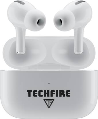 TECHFIRE BoomBuds TWS Earbuds with 100 HRS Playtime,(50ms Low Latency), Bluetooth v5.3 Bluetooth