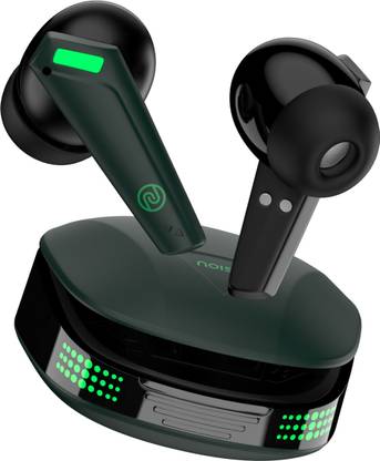 Noise Buds Combat Z with 50 Hours Playtime, Ultra-low Latency(35ms), Quad Mic ENC Bluetooth Headset  (Camo Green, True Wireless) at Rs. 999