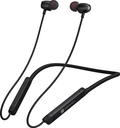 Portronics Harmonics Z9 Bluetooth Neckband With Mic,40Hrs Playtime,Metal Finish,BT 5.3V Bluetooth