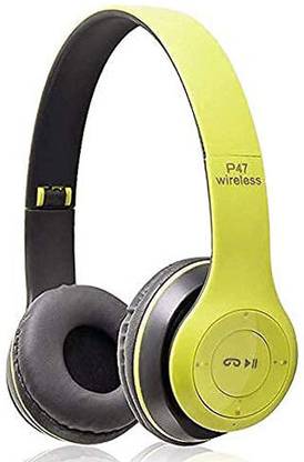 Techpunch 100% SPLASH PROOF PREMIUM QUALITY WIRELESS HEADPHONE WITH MIC FOR CALLING. Bluetooth & Wired