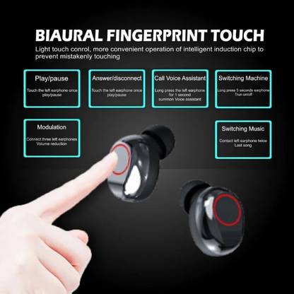 MR.NOBODY Earbuds M28 Upto 48 Hours Playback with Power-Bank and ASAP Charge HI BASS MN41 Bluetooth