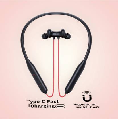 AIZINA Acoustic Excellence Neckband - Deep Bass & Superior Sound Quality_HX Bluetooth & Wired