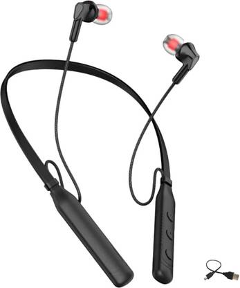Bxeno BXM-21 Bluetooth Neckband Wireless Comfort, Crystal Clear Sound,and Sleek Design Bluetooth