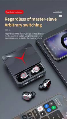 GREE MATT M90 Earbuds/TWS/buds 5.1 Earbuds with 280H Playtime,Bluetooth Gaming Headset Bluetooth