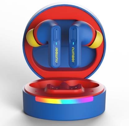 Number SuperBuds 555 with Dual Pair, 66H Battery, 32dB ANC|4Mic ENC|35ms Latency Gaming Bluetooth
