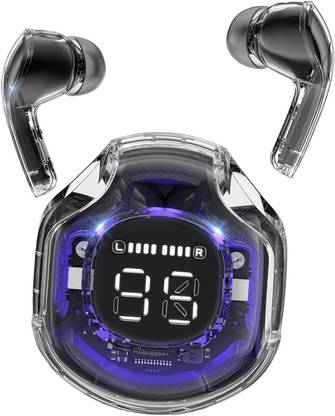 Chaebol IMMERSE Transparent Earbuds 8D Stereo Audio, 48Hrs Playtime With Carry Case A Bluetooth