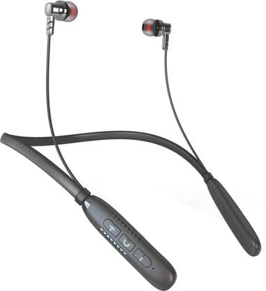 Unix Noble 24 Hours Playing Time Fast Charging Bluetooth Neckband Bluetooth