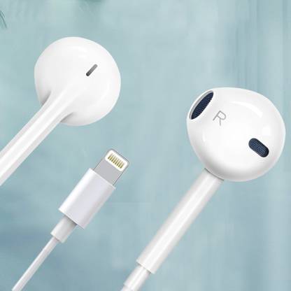 MARS Earphones with Lightning Cable - Volume Control & Mic Bluetooth & Wired