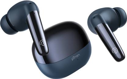 PTron Zenbuds Ultima In-Ear 35dB ANC Earbuds with Quad Mic ENC Calls, 50H Playtime Bluetooth