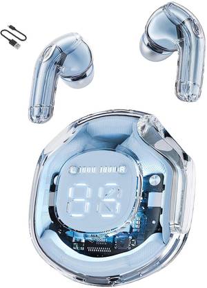 snowbudy Earbud with ,10mm Drivers, Playback:Upto 20hr case, IP55 Rating Bluetooth Gaming