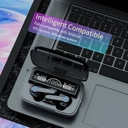 GUGGU VP_M19_52Earbuds: 280H Playback + Headphones with Power Bank Bluetooth without Mic