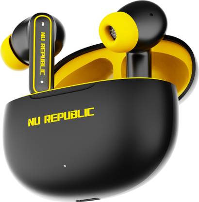 Nu Republic Epic ANC TWS Earbud with 64hr Playtime, ANC + ENC Quad Mics & XBass® Bluetooth