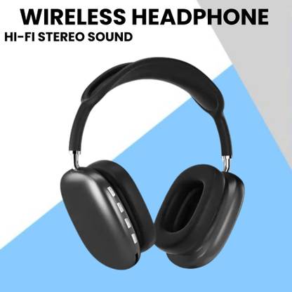 fronz Wireless (Bluetooth Headphone) Over Ear Headphone With Mic & SD Card SlotH152 Bluetooth