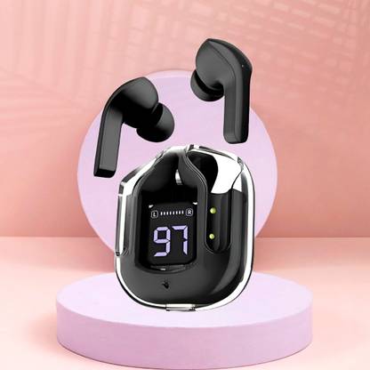 FRONY Earbuds Max UltraPods Transparent Charging Case With LED Digital Display Z532 Bluetooth