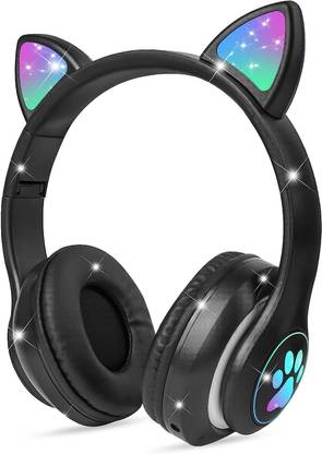 DAEMON Kids Bluetooth Headphones, LED Light Up Over Ear Kids Wireless Headphones Bluetooth