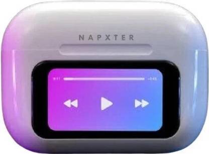 NAPXTER True Wireless ANC Earbuds with LCD Touchscreen Display Bluetooth