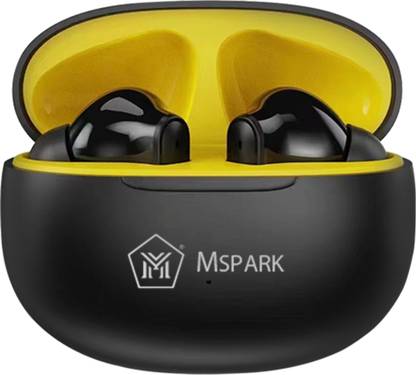 Mspark M-801 TWS Earbuds | 60H Playtime | Bluetooth 5.4 | 10mm Drivers Bluetooth