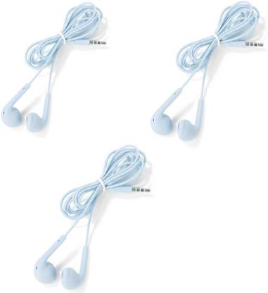 SEVEN EIGHT 3 Combo Earphon Big Offer Wired Headset Sky Blue Wired