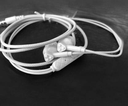 URBANBEATS BRAIDED wired headphone with uv mic WHITE( case+ earbuds additional) Wired Gaming