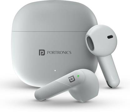 Portronics Harmonics Twins S18 Earbuds With 30H Playtime,Game/Music Mode,Touch Control Bluetooth