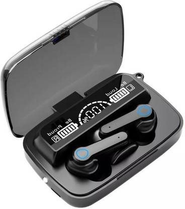 Kabeer enterprises New Edition TWS M19 Gaming Earbuds Bluetooth5.0 Wireless LED Digital DisplayK19 Bluetooth