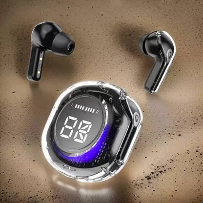 BOTIFY Ultrapods Pro Max Transparent black Trending Truely wireless bluetooth BR 04 Bluetooth