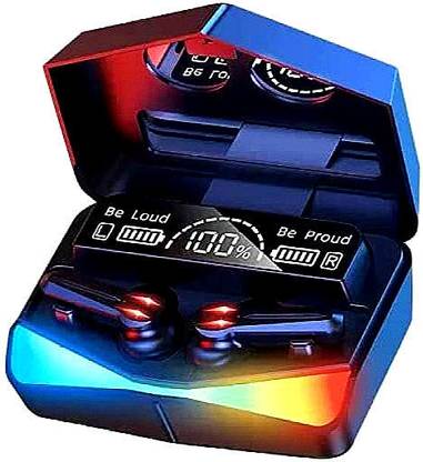 YAROH M28 (Earbuds) DeepBass Pro (Bluetooth Headset) with Enhanced Sound ClarityTR9 Bluetooth