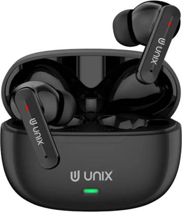Unix Matrix with 40 Hrs Playtime, Environmental Noise Cancellation, Quad Mic Bluetooth