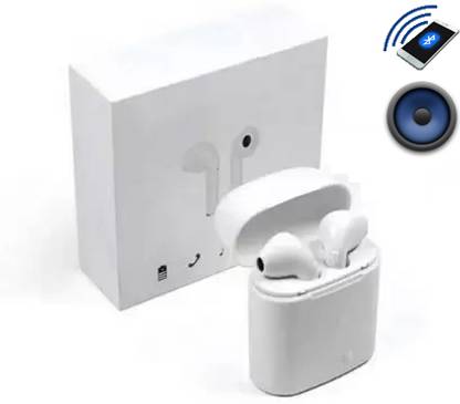 Gadget Master i7s TWS Stereo Good Music Bluetooth Earphone Bluetooth Headset White Bluetooth