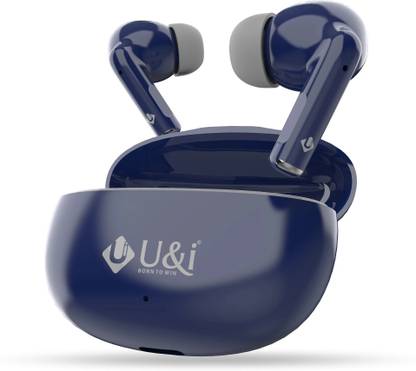 U&i Nitro Series 40 Hours Music Time True Wireless Earbuds with Quad Mic ENC Bluetooth
