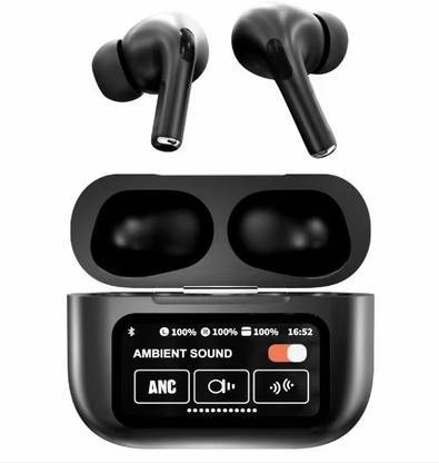 COREGENIX A9 TouchScreen ANC Bluetooth Earbud with 32Hr Playback,Active Noise cancellation Bluetooth