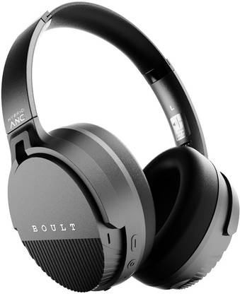 Boult Boost Hybrid ANC & ENC Mic, 65H Battery, 40mm Boosted Drivers, DSP Audio, 5.4v Bluetooth