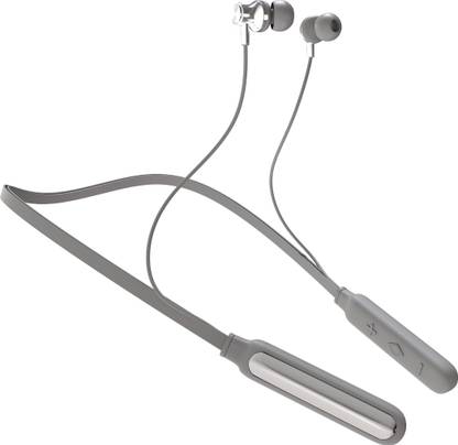 IZWI IZ47 Vibez - 48 Hour Playtime Bluetooth Headphone Neckband Earphone (Grey4) Bluetooth & Wired