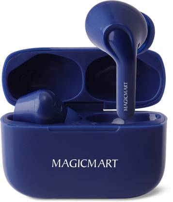 MAGICMART 161 Earbuds Hd Sound & 40hr Playtime, Dual Pairing 4 Mic ENC, Bluetooth