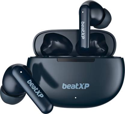 beatXP Tune XPods with 50H Playtime, Quad Mic ENC, BT 5.3 Wireless Earbuds Bluetooth