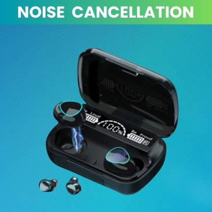 SACRO M10 Wireless (Earbuds) Power Bank LED Display with Deep Bass Stereo SoundA1 Bluetooth
