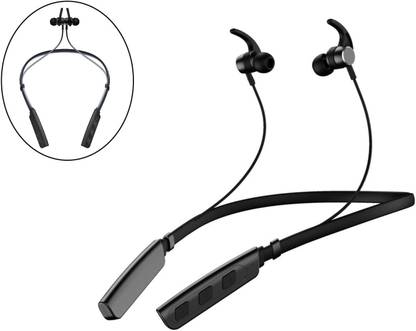 Techobucks Trending Wireless Bluetooth Neckband 3D Bass Upto 12 HrsPlayback, Fast Charging Bluetooth