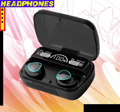 jorugo E2223 M10 ULTRA 6HRS PLAYBACK HEADSET BLACK (PACK OF 1) Bluetooth without Mic