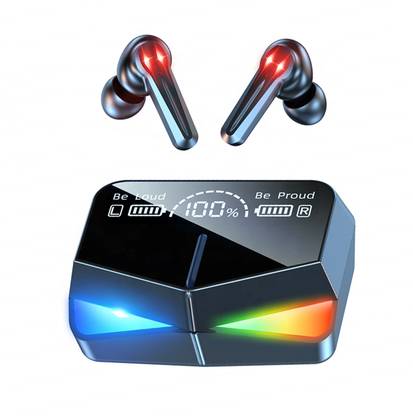 WRADER M28 TWS Gaming Earphones with RGB Light & Low Latency Bluetooth Wireless Gaming Bluetooth Gaming