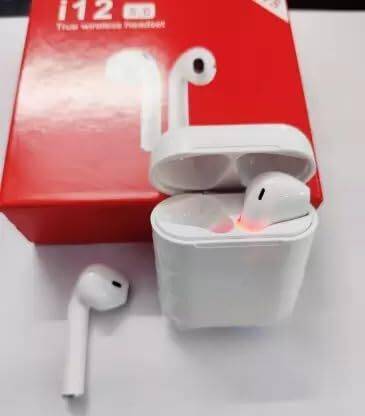 REXBURG i12 Earbuds with Charging Case, Ultra sound headphone wireless Bluetooth Bluetooth without Mic