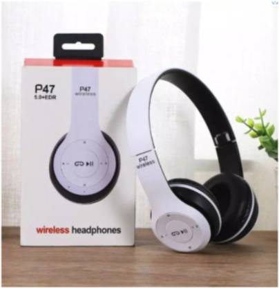 TWS CLG- Latest N47 With Mic & FM+SD Card Support With 26 Hour Battery Backup Bluetooth & Wired