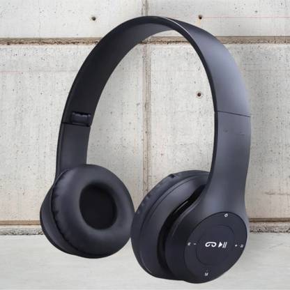GDS Wireless Studio Headphones with Aux Support for Professional and Casual Use_UP Bluetooth & Wired